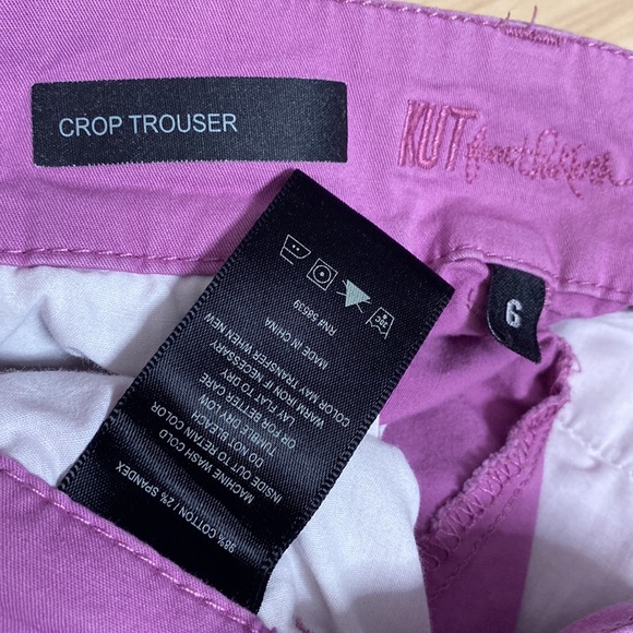Kut from the Kloth Violet Crop Trouser - Picture 7 of 8